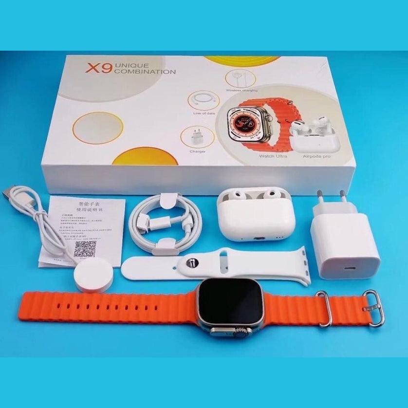 Combo Smart Watch X8 Ultra Serie 8